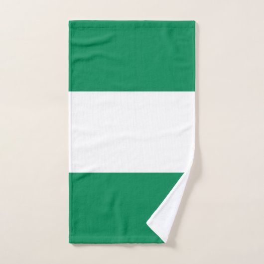 Serviette à main avec Drapeau du Nigeria (Serviette à main)