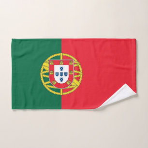 Serviette à main avec Drapeau du Portugal