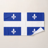 Serviette à main avec Drapeau du Québec (Serviette à main)