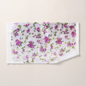 Serviette à main avec fleurs  (Serviette à main)