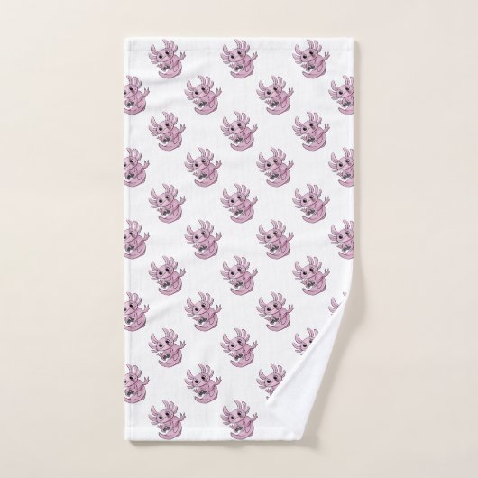 Serviette à main Axolotl Gamer (Serviette à main)
