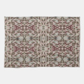 Serviette À Main Chic Avec Noir Et Bourgogne (Horizontal)