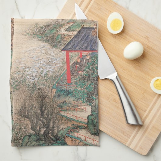 Serviette à main d'art japonaise (Quart Plié)