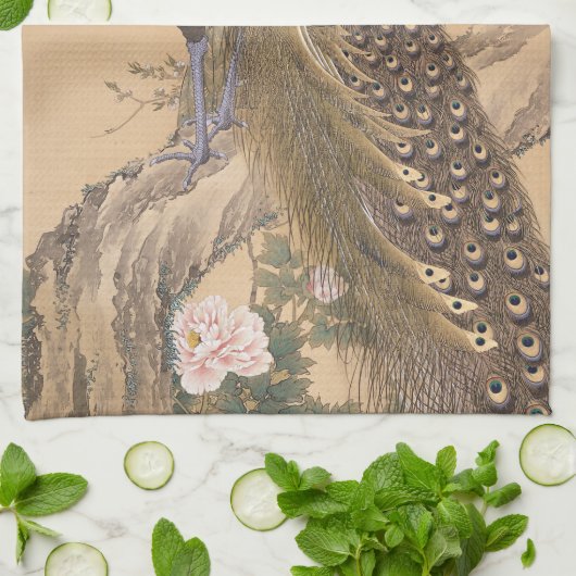 Serviette à main d'art japonaise (Plié)