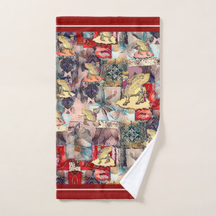 Serviette à main d'art lamassu