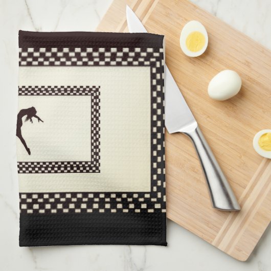 Serviette à main de cuisine (Quart Plié)