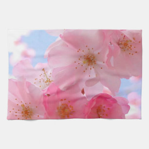 Serviette à main de cuisine/fleurs de pomme