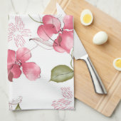 Serviette à main de cuisine/Floral (Quart Plié)