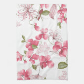 Serviette à main de cuisine/Floral (Vertical)
