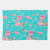 Serviette à main de cuisine/Floral (Horizontal)