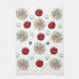 Serviette à main de cuisine Licorice rouge