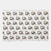 Serviette à main de la cuisine de Bumblebee de pin (Horizontal)