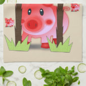 Serviette à main de la cuisine de porc (Plié)