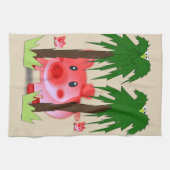 Serviette à main de la cuisine de porc (Horizontal)