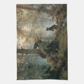 Serviette à main de la forêt de Chiskine (Vertical)