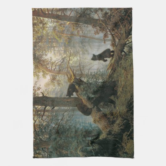 Serviette à main de la forêt de Chiskine (Vertical)