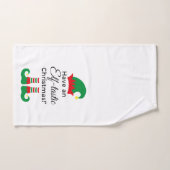 Serviette à main de Noël - Elf Tastic 3 (Serviette à main)