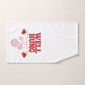 Serviette à main de Noël - Rouge bien serré (Serviette à main)