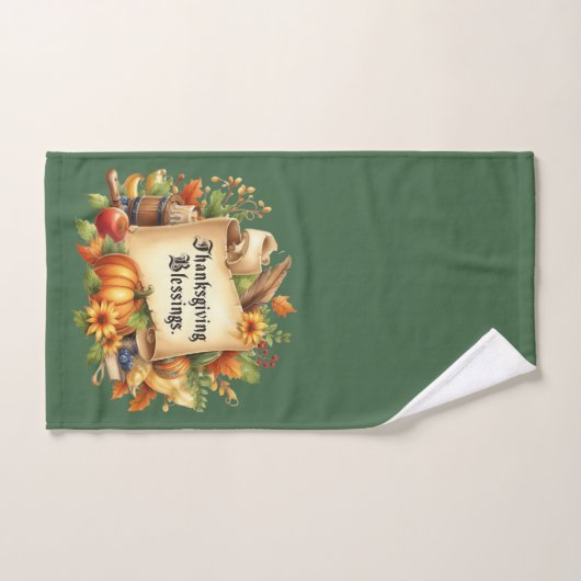 Serviette à main de Thanksgiving (Serviette à main)