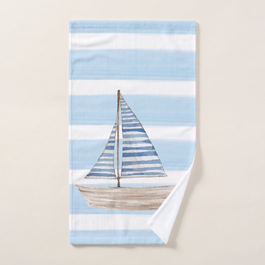 SERVIETTE À MAIN EN BATEAU STRICTE (Serviette à main)