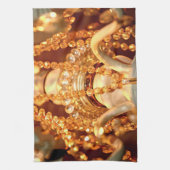 SERVIETTE À MAIN En Chandelier-Bling-4-Or (Vertical)