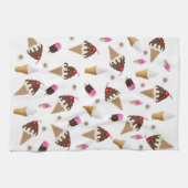 Serviette à main en crème glacée (Horizontal)