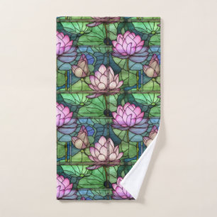 Serviette à main en lotus de verre
