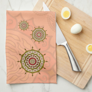 Serviette à main en or Imaginaire Mehndi