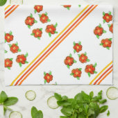 Serviette à main fleurie (Plié)