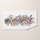 Serviette à main fleurie Spring (Serviette à main)