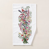 Serviette à main fleurie Spring (Serviette à main)