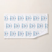 serviette à main Hanoukka menorah (Serviette à main)