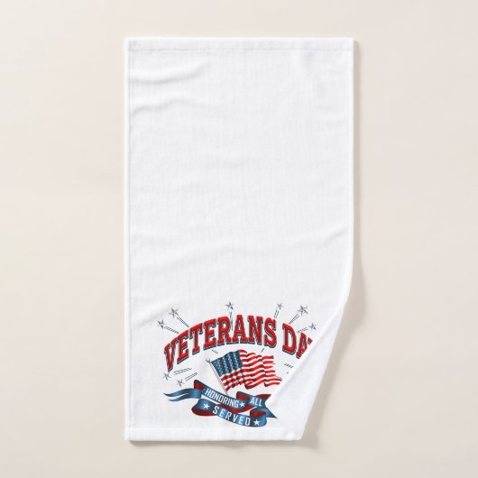Serviette à main "Jour des anciens combattants" (Serviette à main)