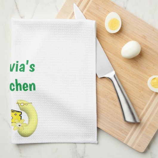 Serviette à main Macaroni & fromage (Quart Plié)