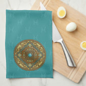 Serviette À Main Mandala Pisces (Quart Plié)