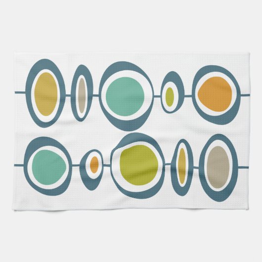 Serviette à main moderne Stalk géométrique du mili (Horizontal)