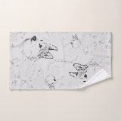 Serviette à main Motif Corgi (Serviette à main)