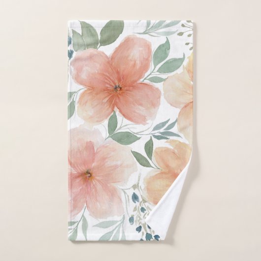 Serviette à main Peach Blosson (Serviette à main)
