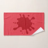 Serviette à main personnalisée tomate-rouge (perso (Serviette à main)
