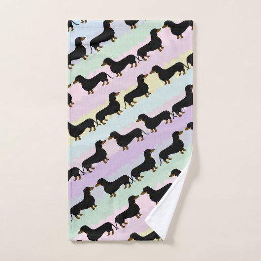 Serviette à main pour Dachshund (Serviette à main)