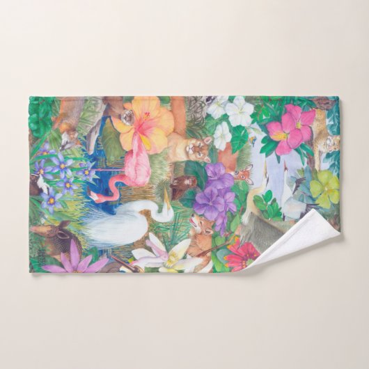 Serviette à main pour la flore et la faune (Serviette à main)