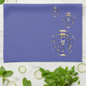 Serviette à main pour le Nouvel An (Plié)