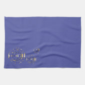Serviette à main pour le Nouvel An (Horizontal)