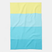 Serviette à main rayée bleue – Accent de décoratio (Vertical)