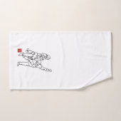 Serviette à main TAEKWONDO DÉSÉQUILIBRE (Serviette à main)