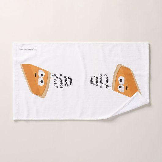 Serviette à main Thanksgiving - Citrouille Pie (Serviette à main)