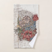 Serviette à main: WILLIAM MORRIS : HONEYSUCKLE + T (Serviette à main)