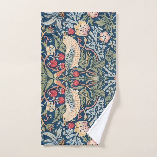 SERVIETTE À MAIN : WILLIAM MORRIS : SANGLE (Serviette à main)