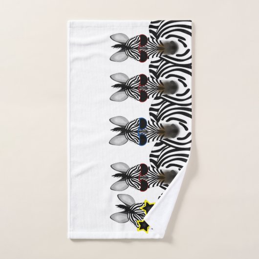 Serviette à main Zebras (Serviette à main)