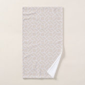 Serviette à motif de corde beige (Serviette à main)